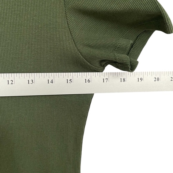 Zara Ribbed Fitted Bodycon Dresss - Picture 6 of 9